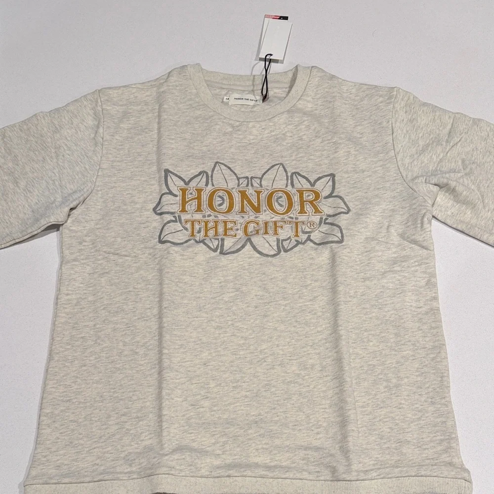 Honor The Gift Kids Cream Sweatshirt - Picture 1 of 5